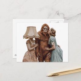 Postal Kissing Sasquatch