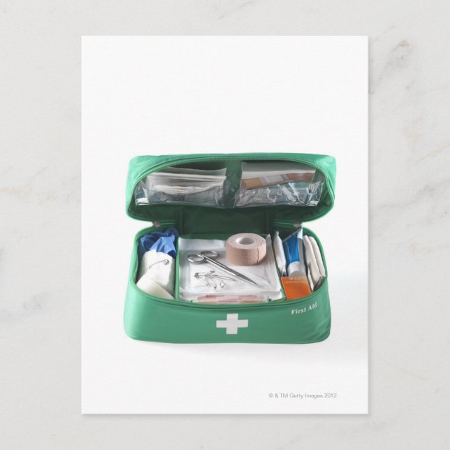 Postal Kit de primeros auxilios. (Anverso)