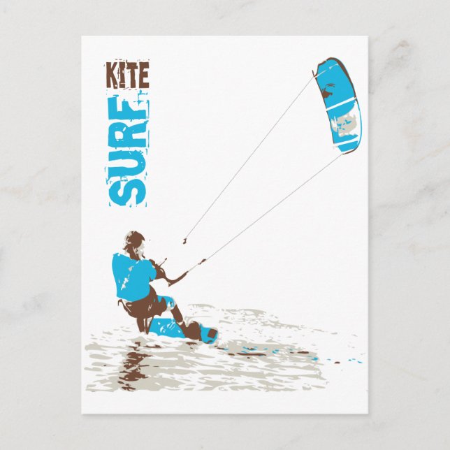Postal kite surf (Anverso)