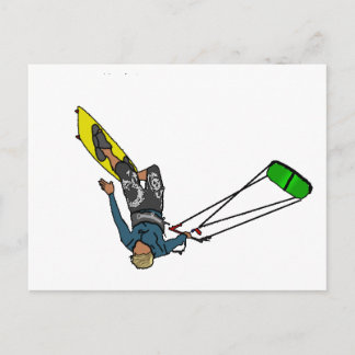 Postal kitesurfer