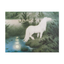 Kittelsen El cuello como caballo blanco CC0823