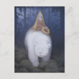 Postal Kittelsen King Valemon El oso blanco CC0824