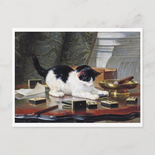 Postal Kitten, Henriette Ronner-Knip (Anverso)
