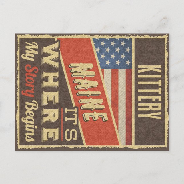 Postal Kittery Maine (Anverso)
