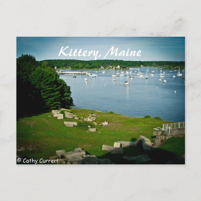 Postal Kittery, Maine Postcard (Anverso)