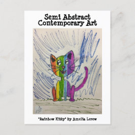 Postal Kitty arcoiris #20101