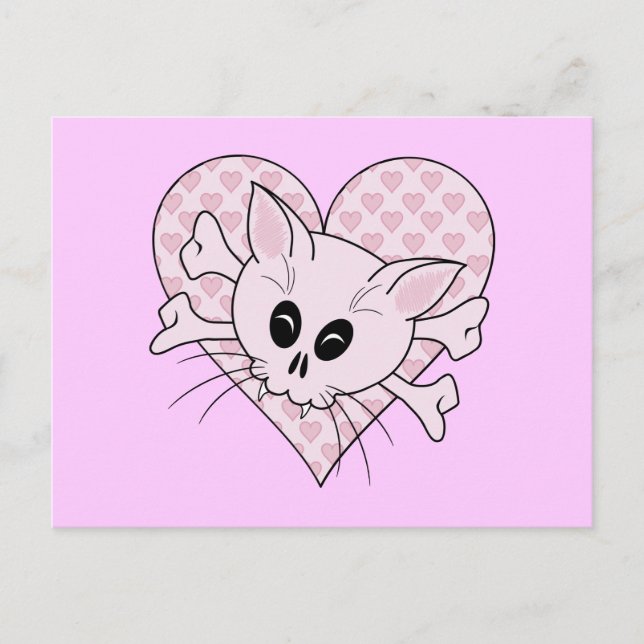 Postal Kitty Bones (Anverso)