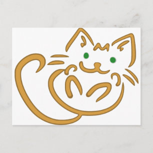 Postal Kitty juguetón