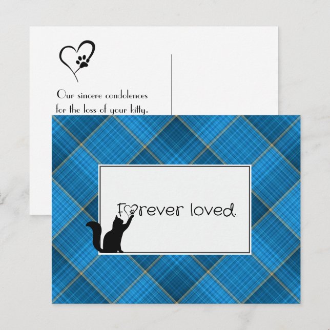 Postal Kitty Mascota pierde la simpatía de Vet (Anverso / Reverso)