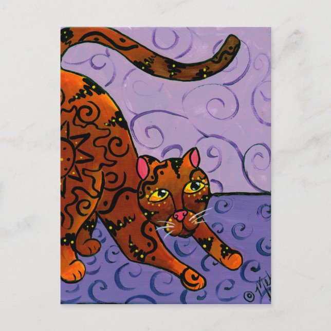 Postal Kitty of the Rising Sun (Anverso)