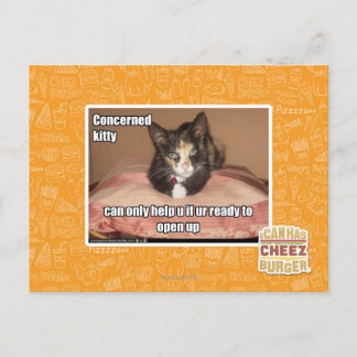 Postal Kitty preocupado