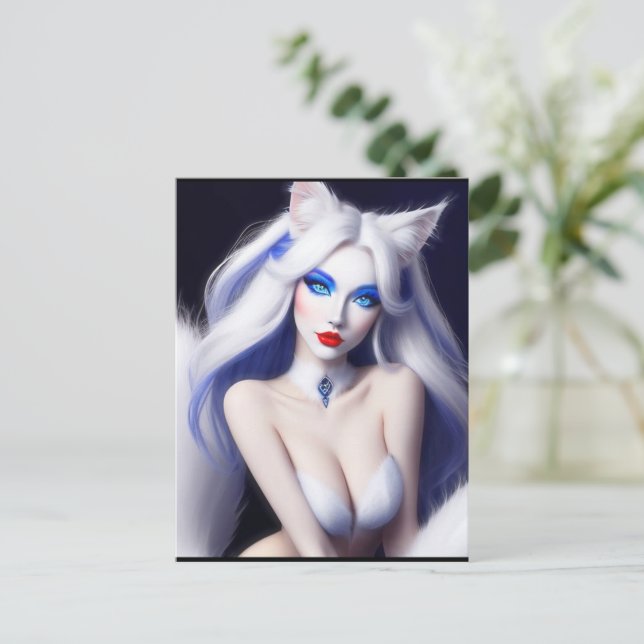 POSTAL KITTY WAIFU 01 (Anverso de pie)