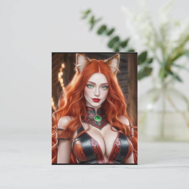 POSTAL KITTY WAIFU 09 (Anverso de pie)