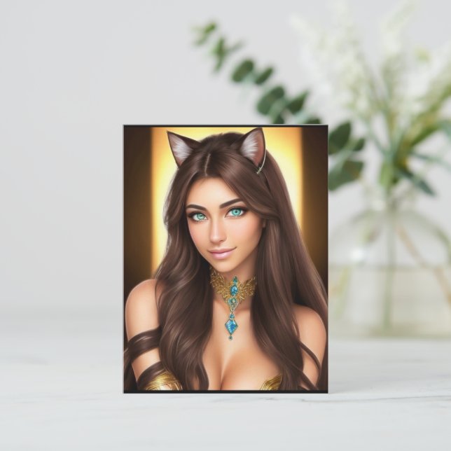 POSTAL KITTY WAIFU 11 (Anverso de pie)