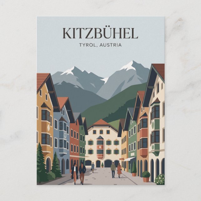 Postal Kitzbühel Austria (Anverso)