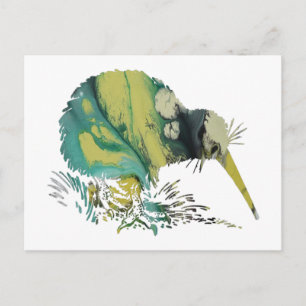 Postal Kiwi Bird Art