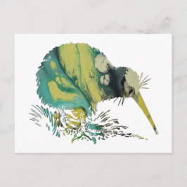 Postal Kiwi Bird Art