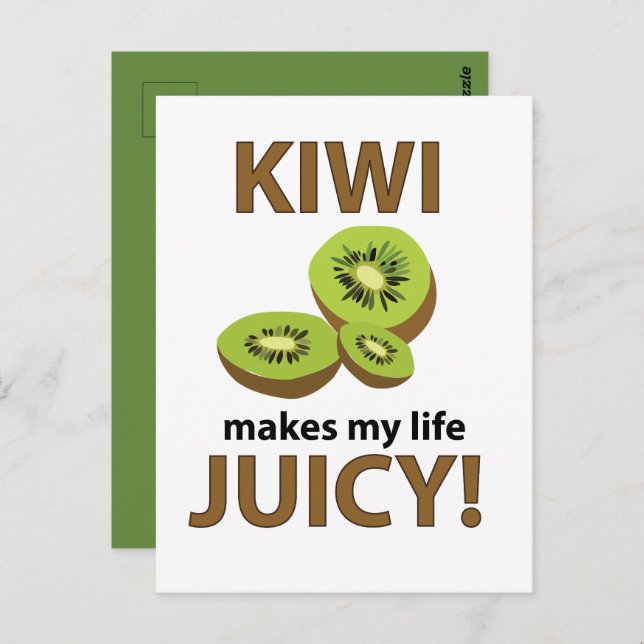 Postal Kiwi Fruit Lover (Anverso / Reverso)