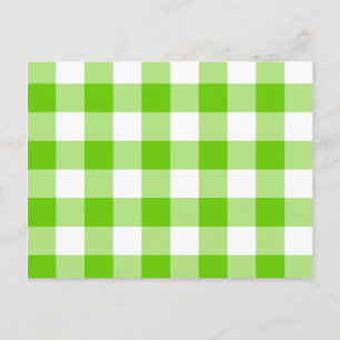 Postal Kiwi Green Gingham