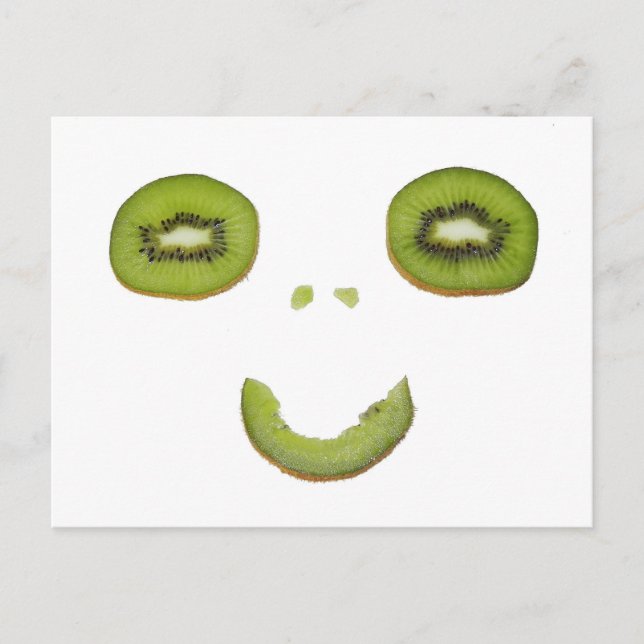 Postal Kiwi - Sonrisa - Postkarte (Anverso)