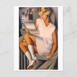 Postal Kizette en Rosa | Tamara de Lempicka |