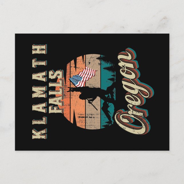 Postal Klamath Falls Oregon (Anverso)
