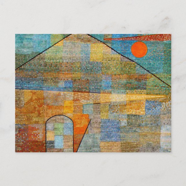 Postal Klee - Ad Parnassum (Anverso)
