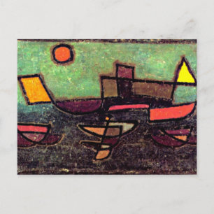 Postal Klee - Afbahrender Dampfer