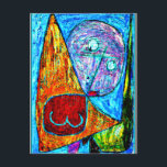 Postal KLEE - Angel Still-feminine, arte de 1939<br><div class="desc">Angel Still Feminine,  arte abstracto de Paul Klee,  1939</div>