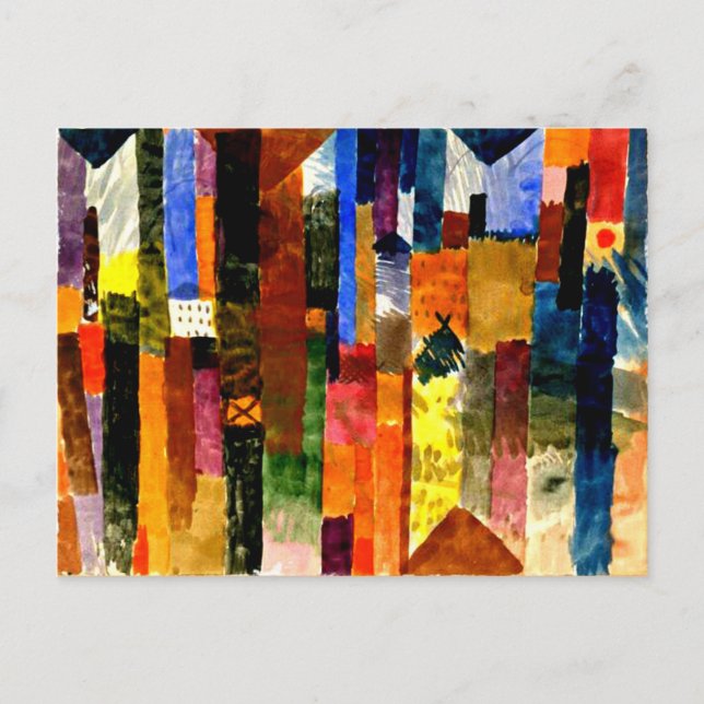 Postal Klee - Antes de la ciudad (Anverso)