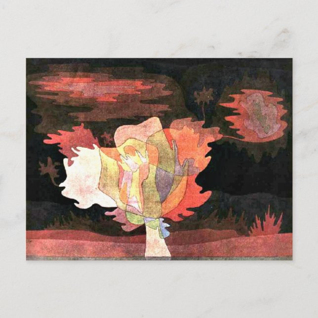 Postal Klee - Antes de la Nieve, 1920 (Anverso)