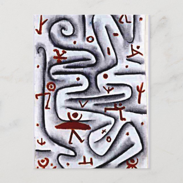 Postal Klee - Área de Altos Espíritus, (Anverso)