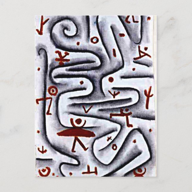 Postal Klee - Área de los Altos Espíritus (Anverso)