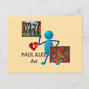 Postal Klee - Arte de Paul Klee