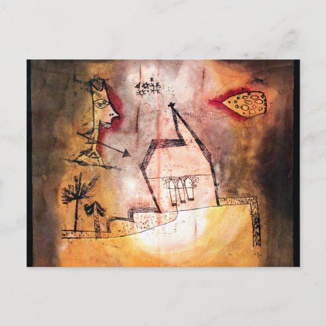 Postal Klee - Bebende kapelle anagoria (Anverso)