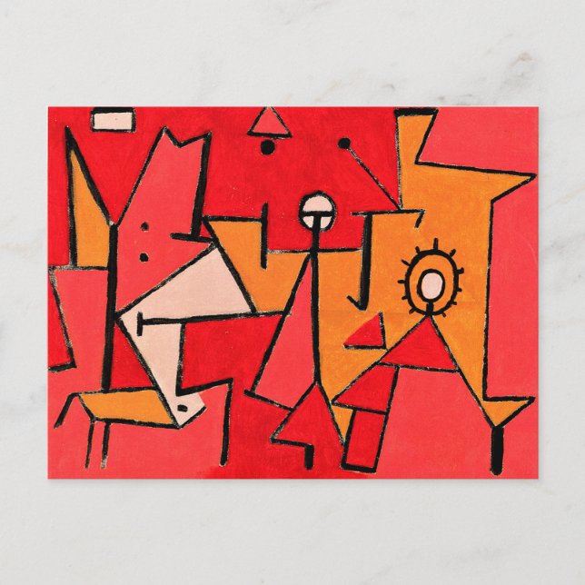 Postal Klee - Calor (Anverso)