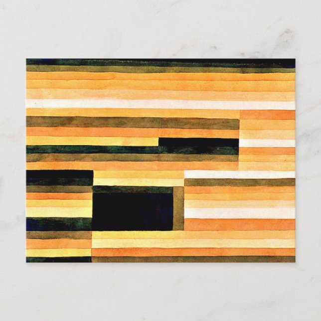 Postal Klee - Cámara de rock (Anverso)