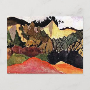 Postal Klee - Canción de amor por la luna nueva,