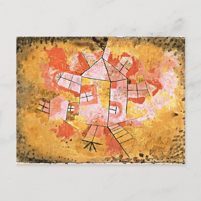 Postal Klee - Casa Giratoria (Anverso)