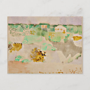 Postal Klee - Casas en la duna