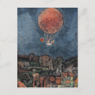 Postal Klee - Der Luftballoon
