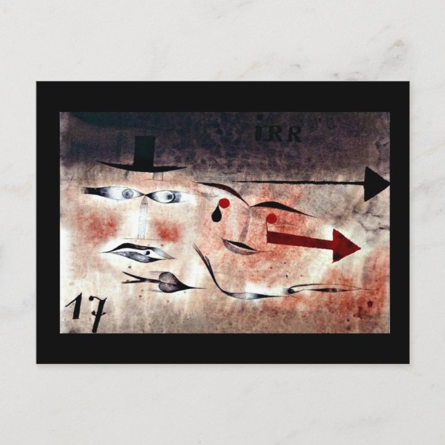 Postal Klee - Diecisiete (Anverso)