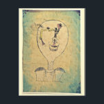 Postal Klee - El comienzo de una sonrisa<br><div class="desc">El comienzo de una sonrisa de Paul Klee</div>