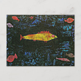 Postal Klee - El pez dorado