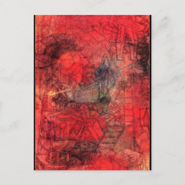 Postal Klee - Ensayo Escenario (Anverso)