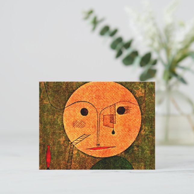 Postal Klee - Error en verde (Anverso de pie)