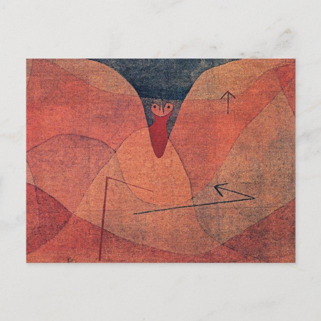 Postal Klee - Evolución Aviática (Anverso)