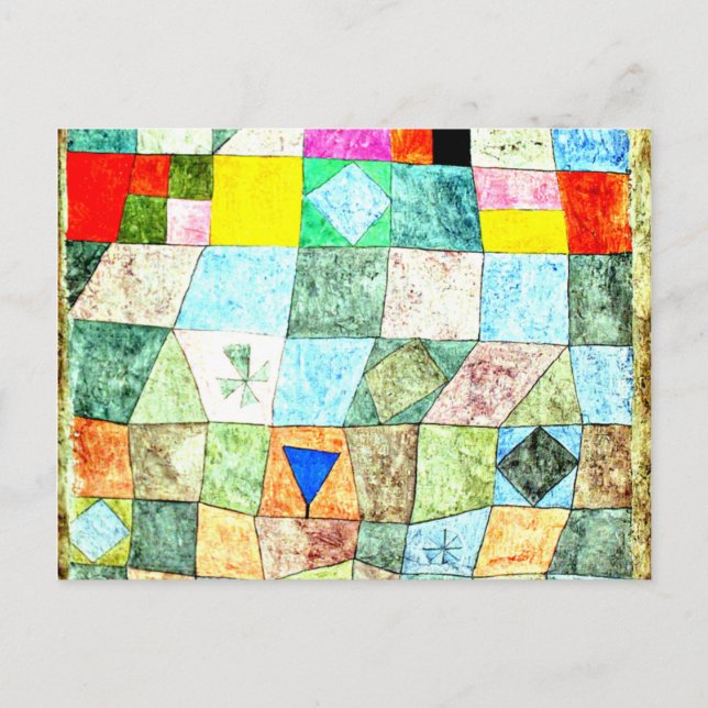 Postal Klee - Freundliches Spiel Anagoria (Anverso)