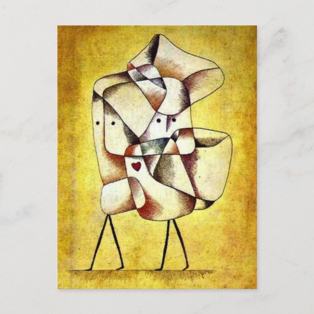 Postal Klee - Hermanos (Anverso)