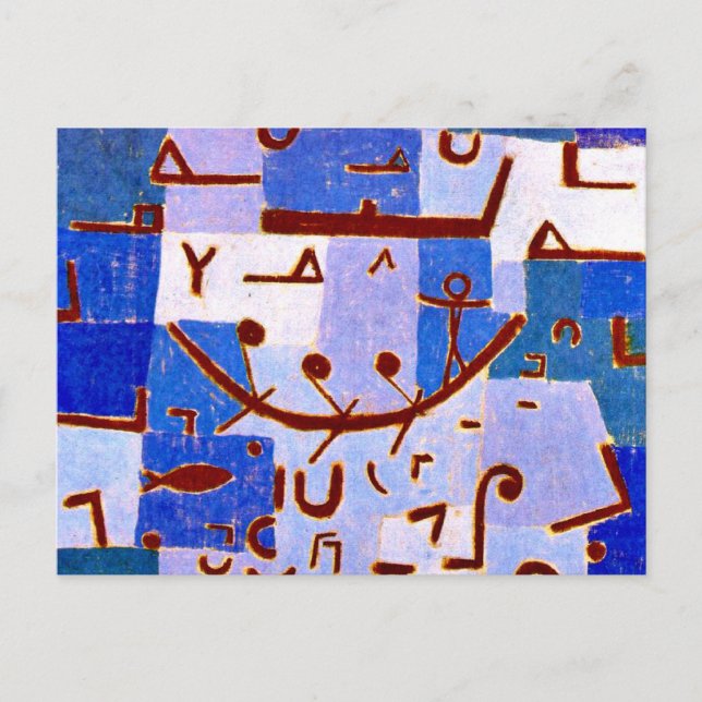 Postal Klee - Leyenda del Nilo (Anverso)